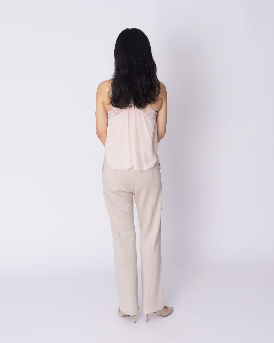Beige Softstreme Wide-leg Pant