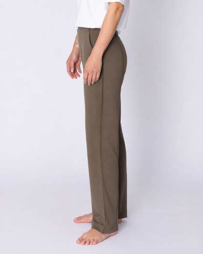 Olive Softstreme Straight-Leg Pant
