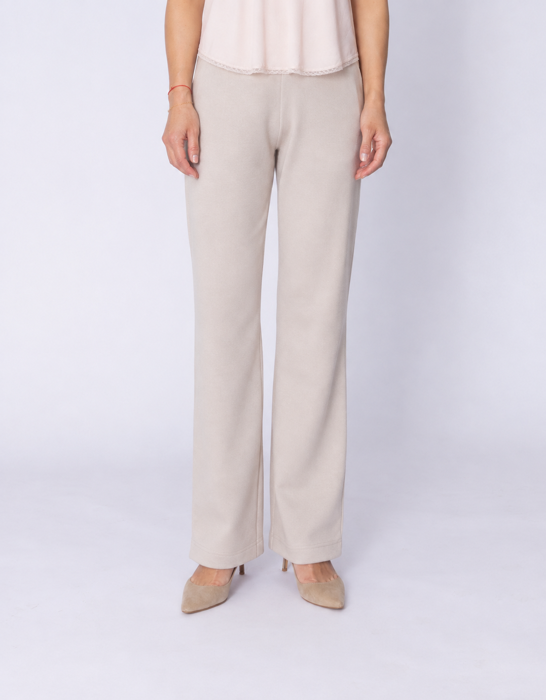 Beige Softstreme Wide-leg Pant