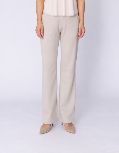 Beige Softstreme Wide-leg Pant