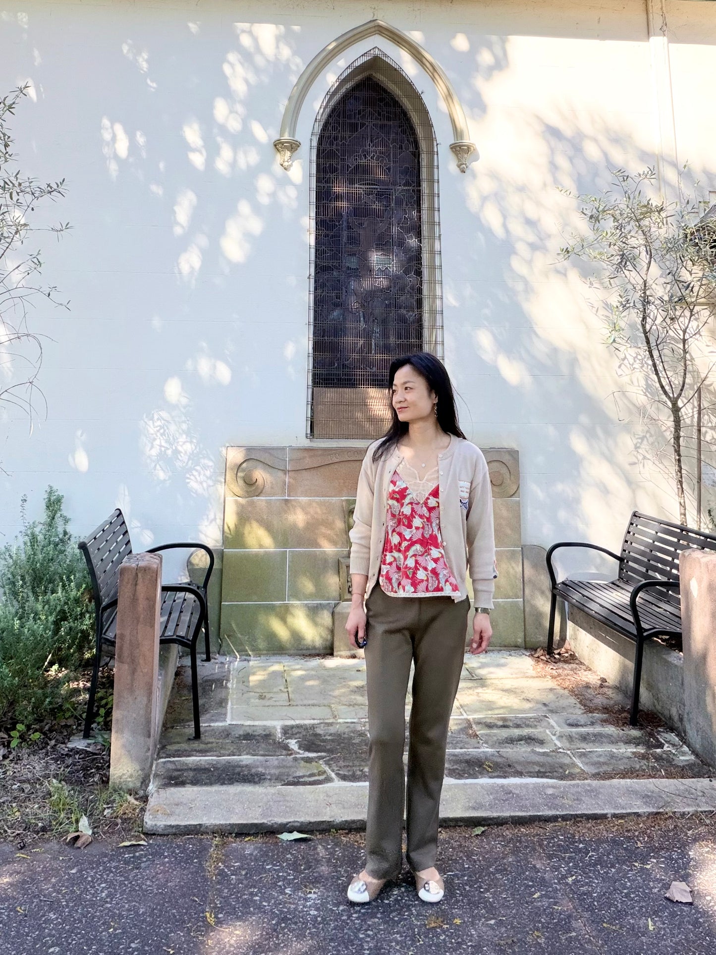 Olive Softstreme Straight-Leg Pant