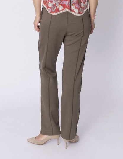 Olive Softstreme Straight-Leg Pant