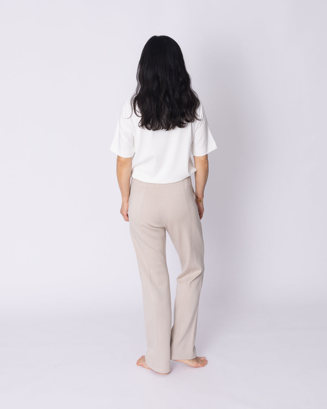 Beige Softstreme Wide-leg  Pant