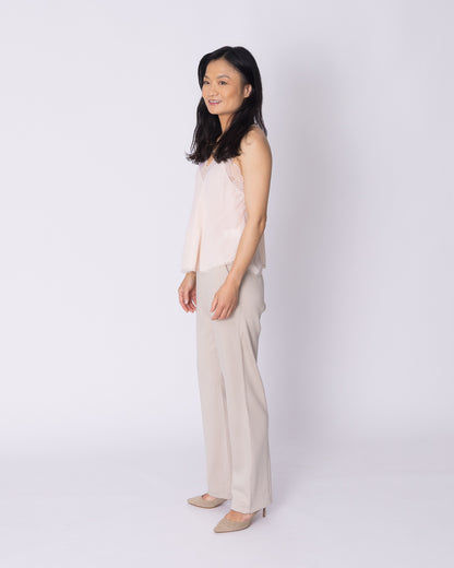 Beige Softstreme Wide-leg  Pant