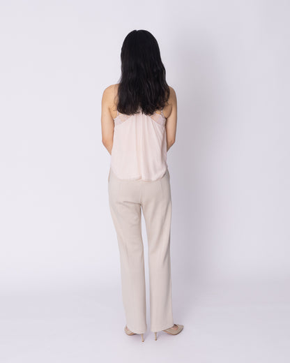 Beige Softstreme Wide-leg  Pant