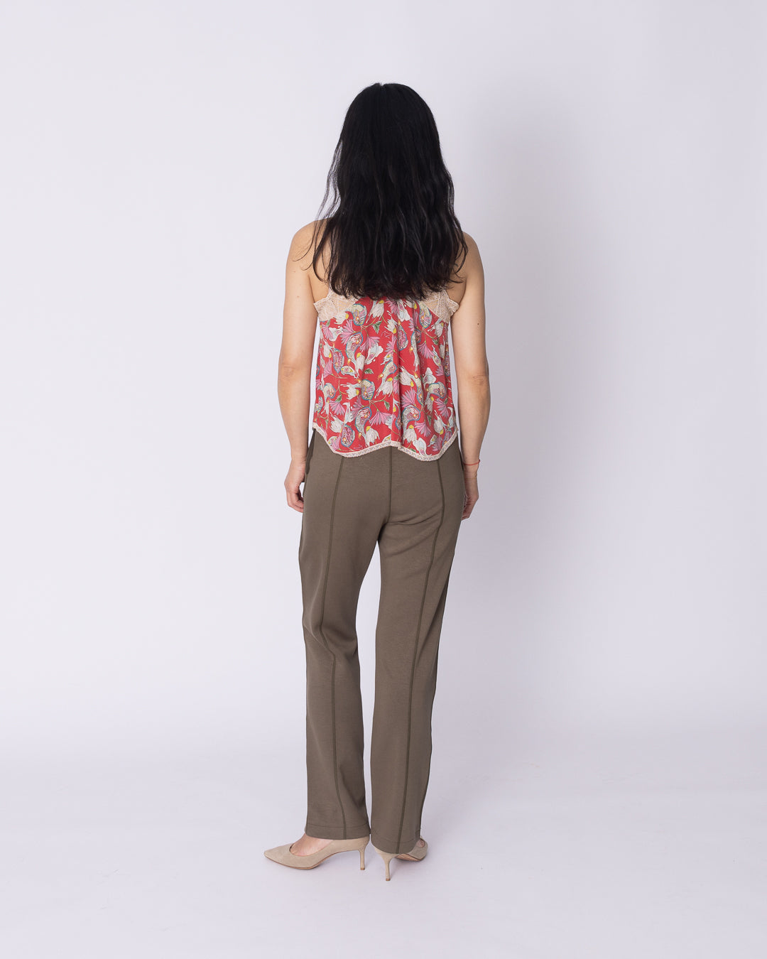 Olive Softstreme Straight-Leg Pant